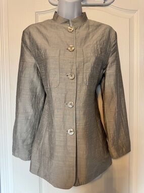 Armani Jeans Linen Blend Blazer Jacket | Made in Italy | Size 42 (M)